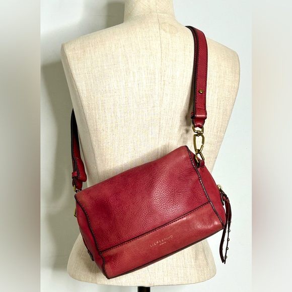 Liebskind Berlin Luxuriously Crafted Pink Leather Crossbody Bag - Picture 5 of 16